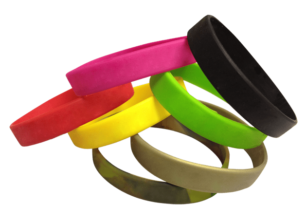 הדפסה על צמידי סיליקון