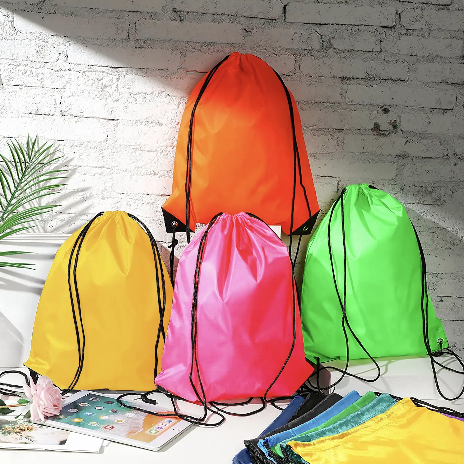 הדפסה על תיקי שרוך מפוליאסטר – תמונה 4