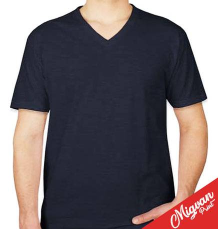 הדפסה על חולצה וי