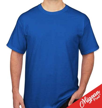 הדפסת חולצות כחול רויאל