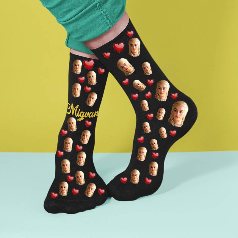 גרביים עם הדפסה