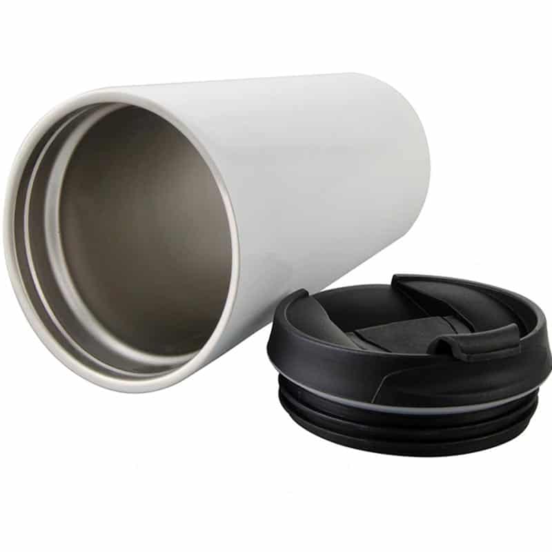 הדפסה על טרמוס נירוסטה לבן