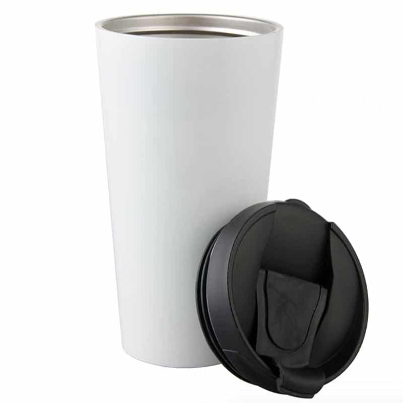 הדפסה על טרמוס נירוסטה לבן