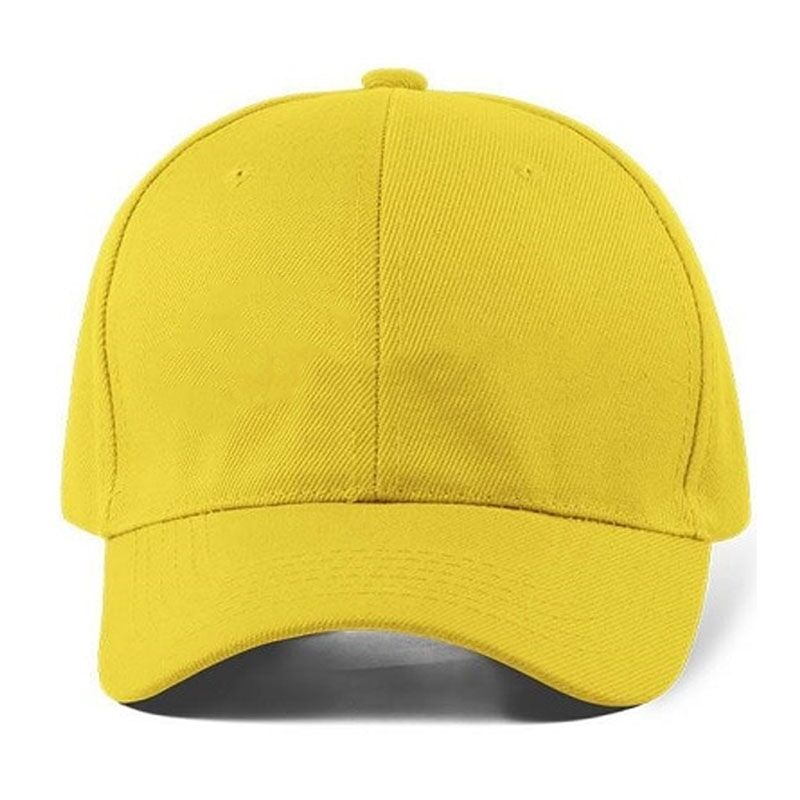 כובע 6 פאנל צהוב