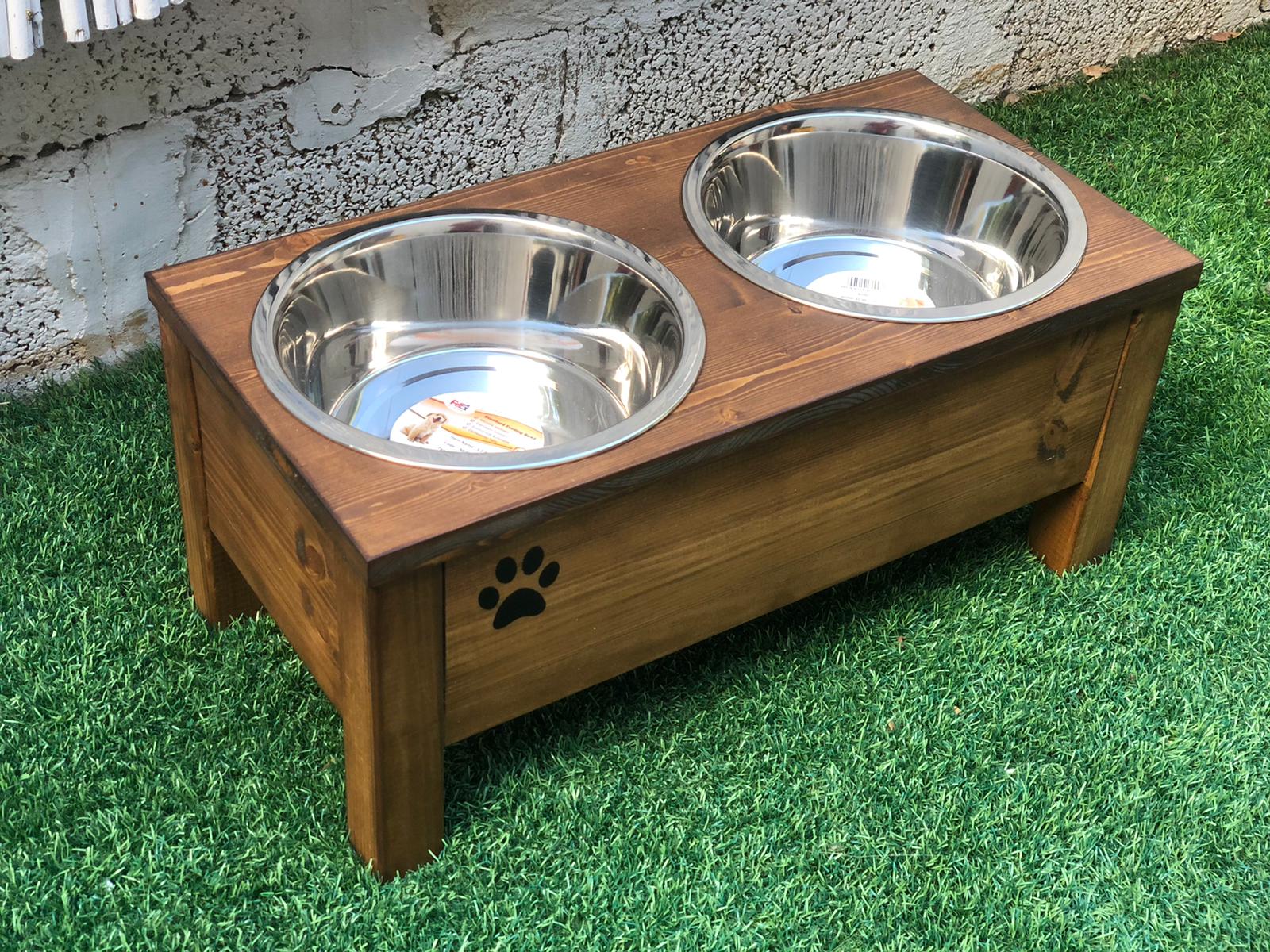 כלי אוכל מוגבה לכלב מעוצב בהתאמה אישית (מידה אקסטרא לארג) – תמונה 3