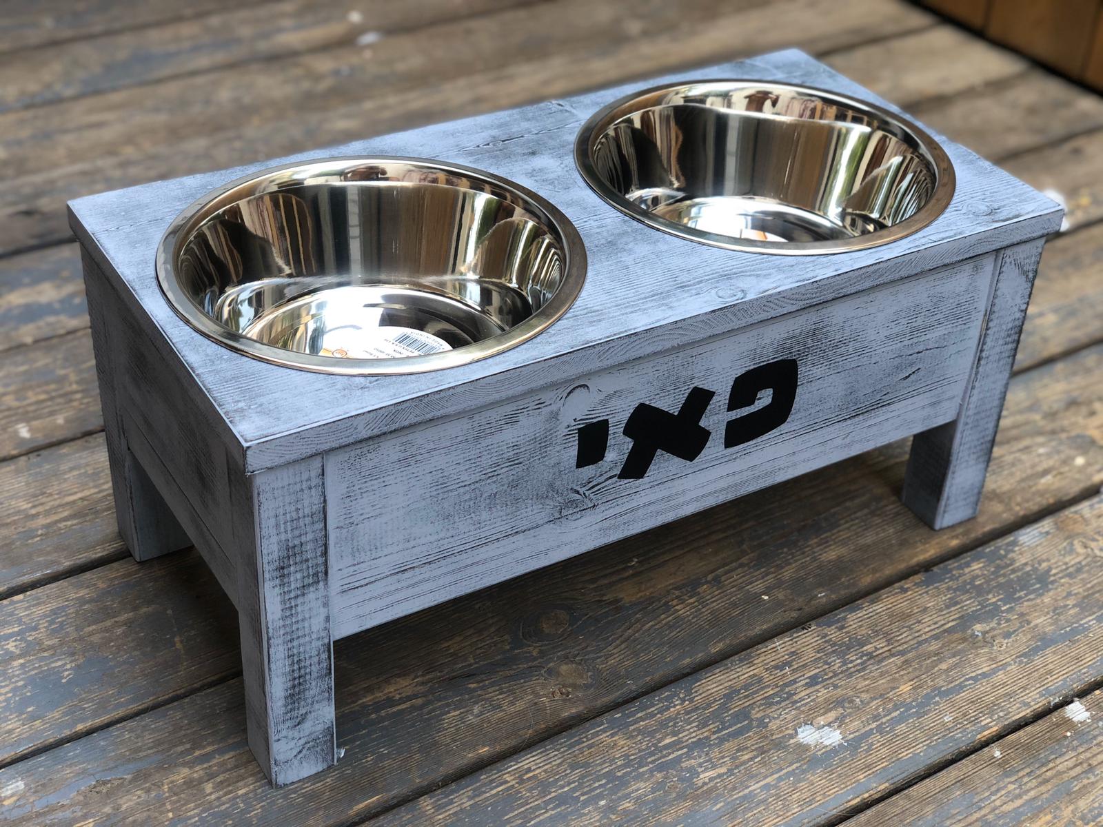 כלי אוכל מוגבה לכלב מעוצב בהתאמה אישית (מידה אקסטרא לארג) – תמונה 4