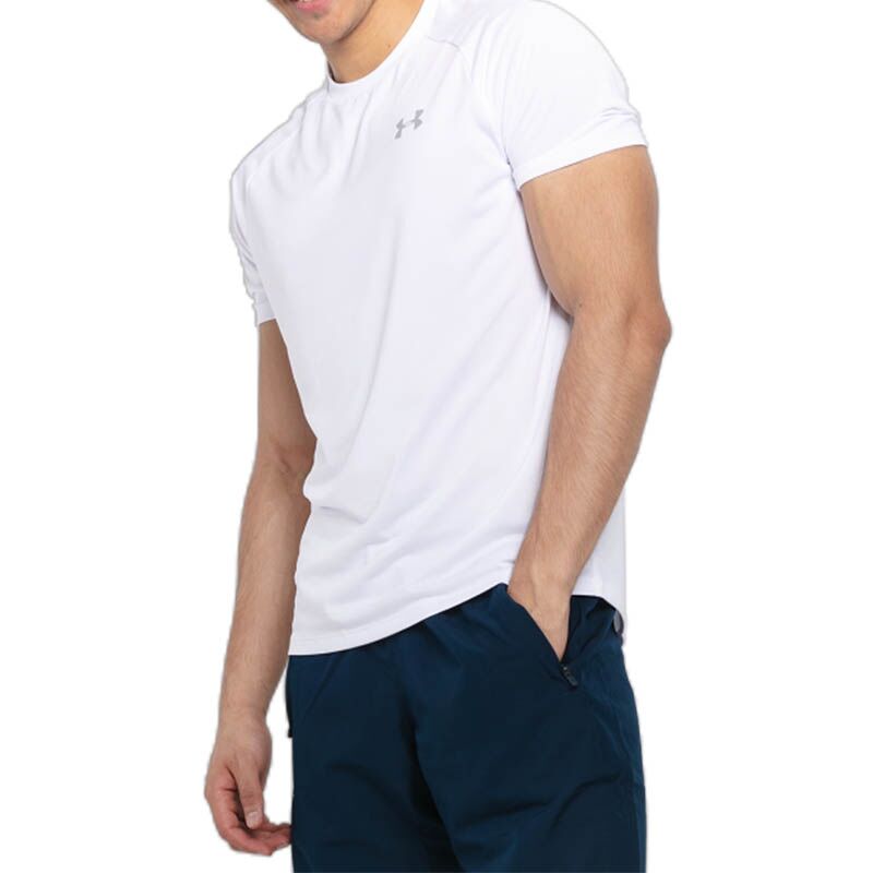 חולצת DriFit של Under-Armour בצבע לבן דגם 1326413-100 – תמונה 3