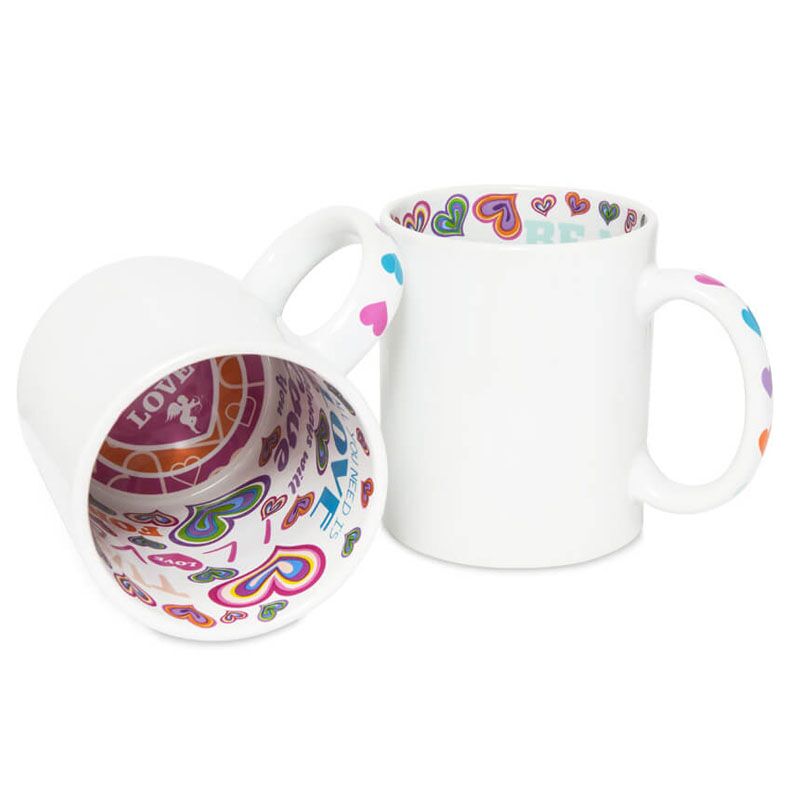 ספל לבן קלאסי דגם Love – תמונה 2