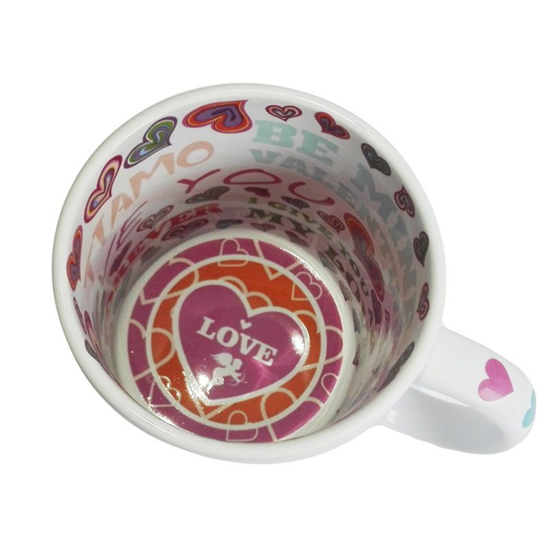 ספל לבן קלאסי דגם Love – תמונה 3