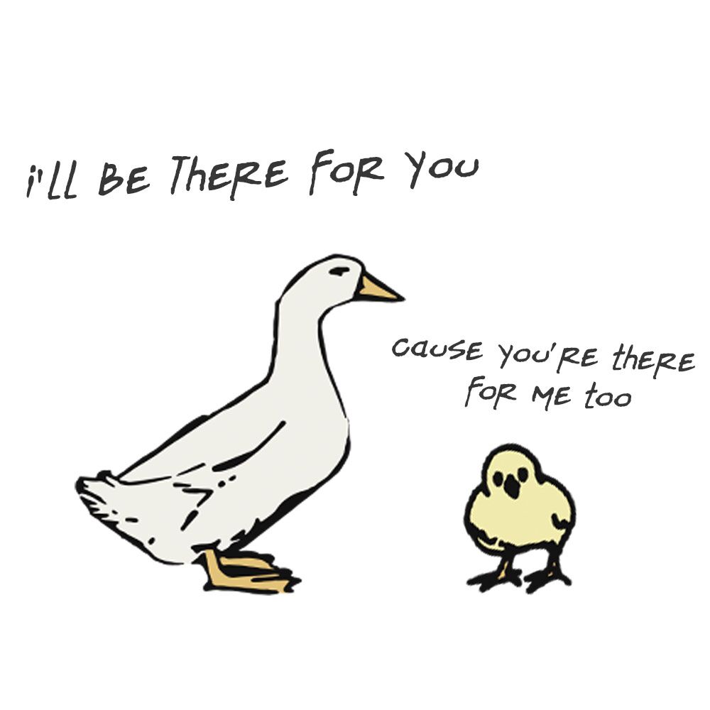 סט לאבא ולילד עם הדפס Friends