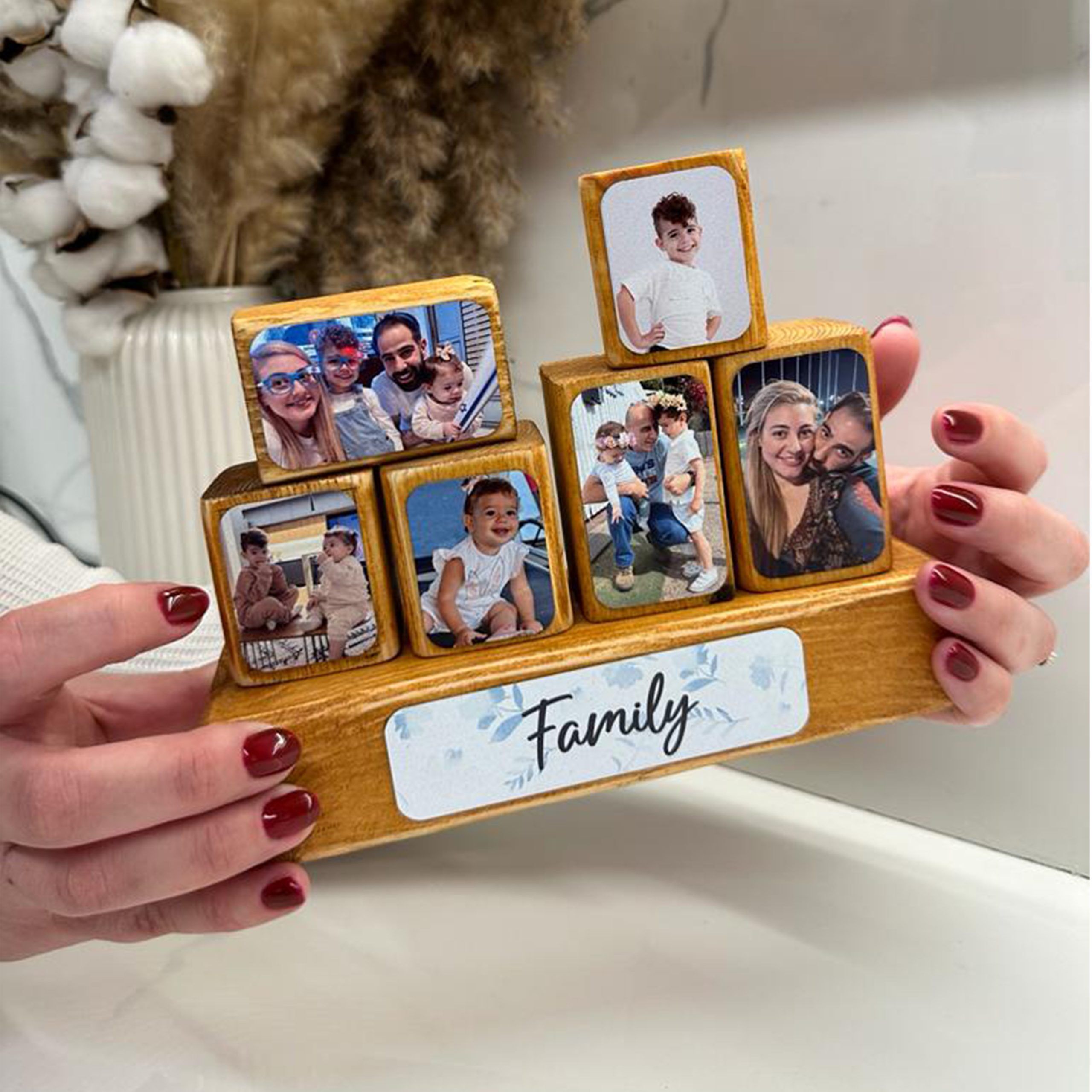 memory blocks הדפסה על קוביות עץ עם תמונות