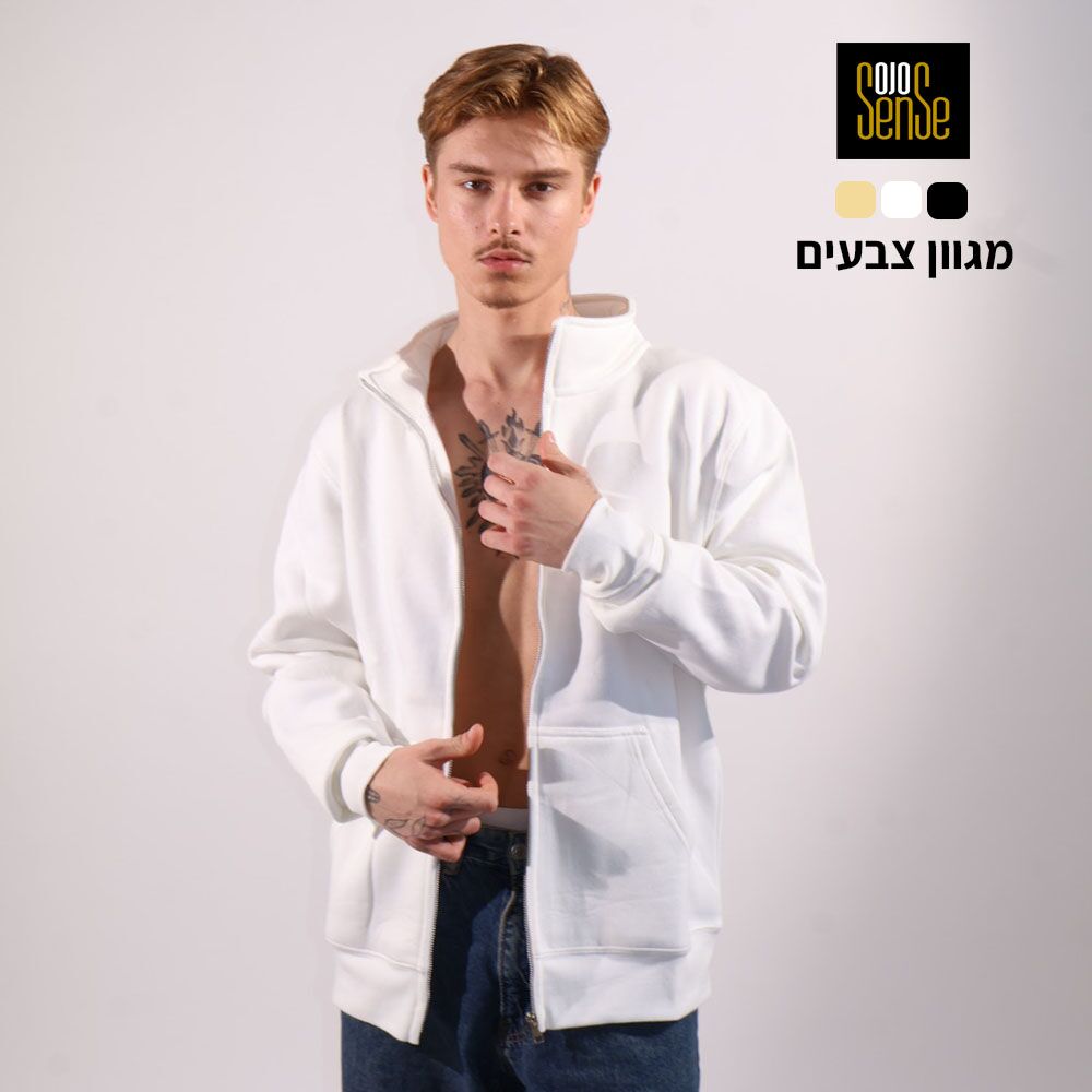 הדפסה על סווצרט רוכסן סנס