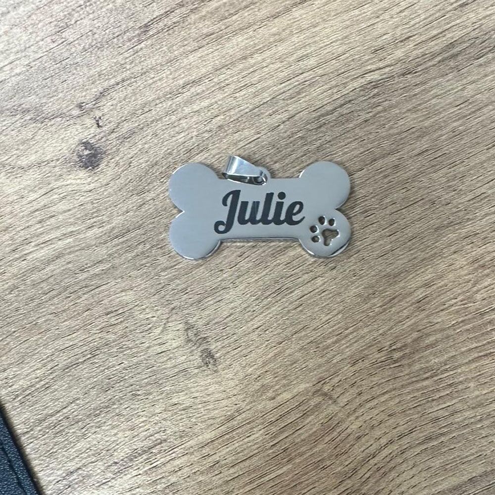 תג שם לכלב עם חריטה – תמונה 2