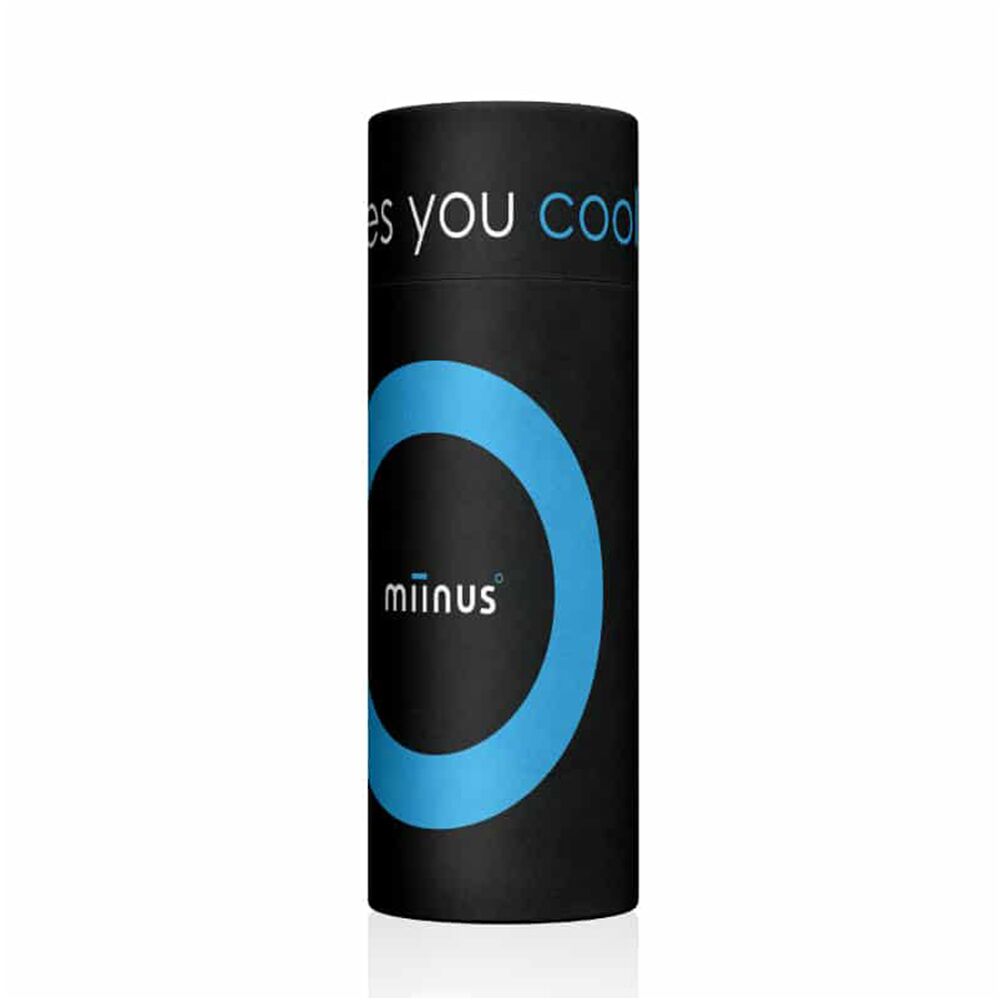 בקבוק טרמי קיווי שחור 550 מ״ל שומר קור וחום משולב שעם מותג Minus לחריטה בלייזר – תמונה 2