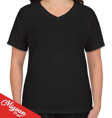 דרייפיט נשים וי שחור