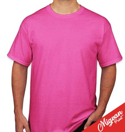 חולצות להדפסה ורוד פוקסיה