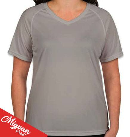 דרייפיט נשים וי אפור