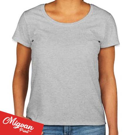 חולצה אפורה גזרת נשים