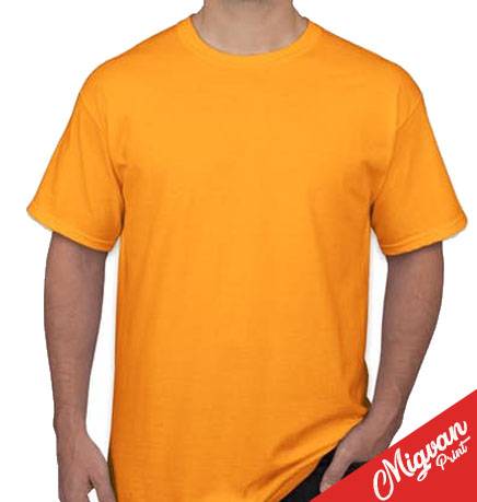 חולצה מודפסת כתומה