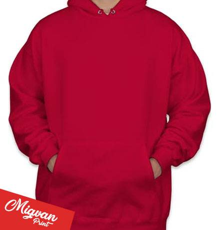 הדפסה על קפוצון אדום