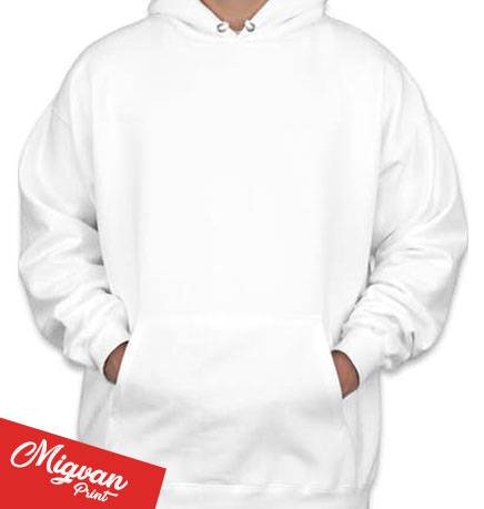 קפוצון מודפס לבן