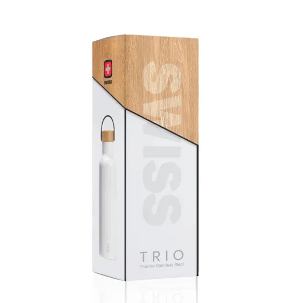 בקבוק טרמי שחור שומר קור וחום בעיצוב אורבני מיוחד מבית Swiss