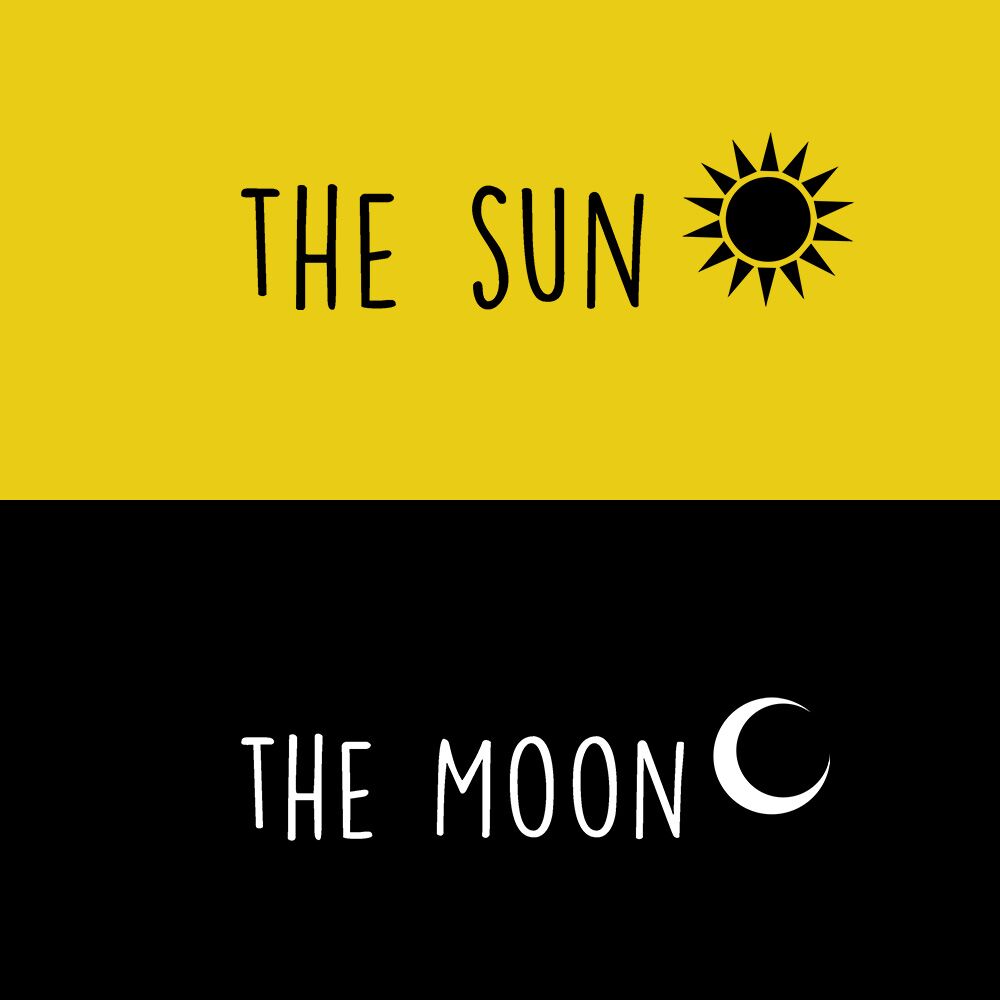 זוג קפוצונים The Sun & The Moon