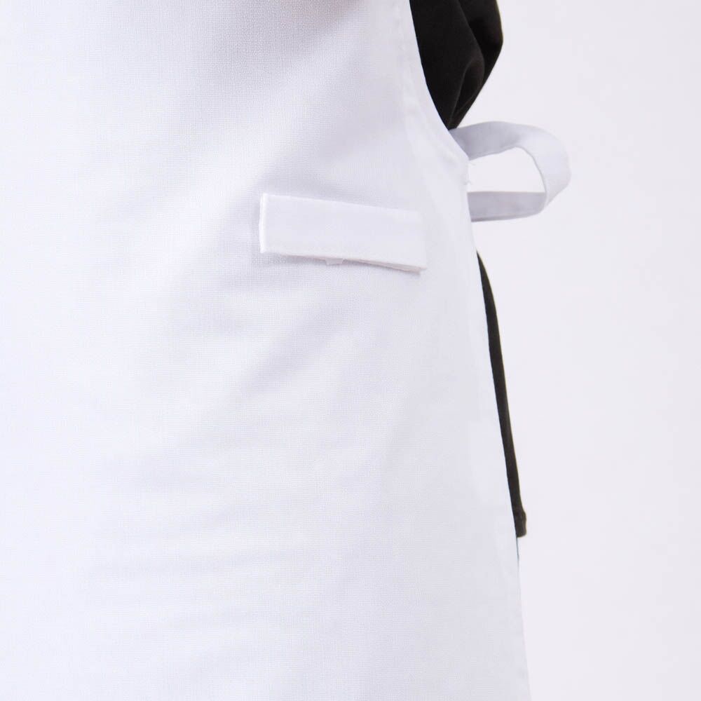 סינר לבן וורקר עם הדפסה