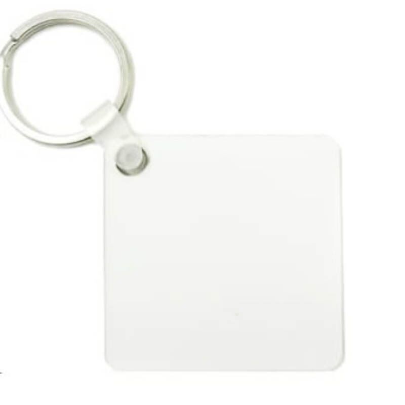 מחזיק מפתחות מרובע להדפסה