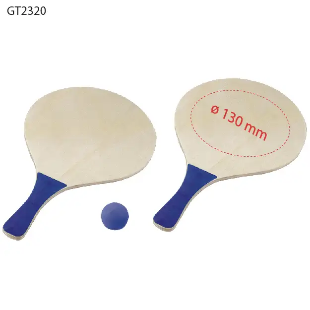 סט מטקות מעץ עם כדור – ים – תמונה 2