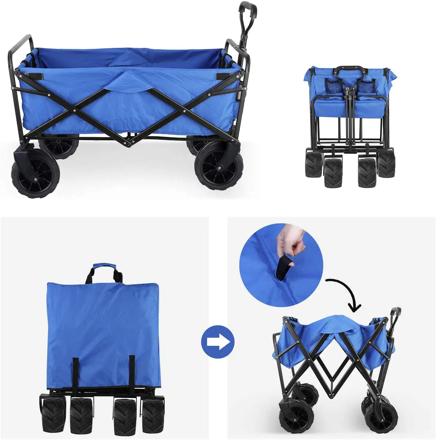 עגלת פיקניק מתקפלת לנשיאה – קייס – תמונה 3