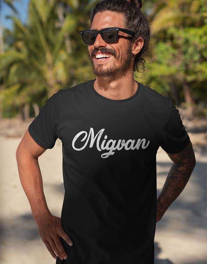 חולצות גברים כותנה צווארון עגול