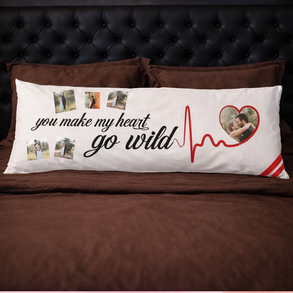 כרית זוגית בהתאמה אישית בעיצוב go wild