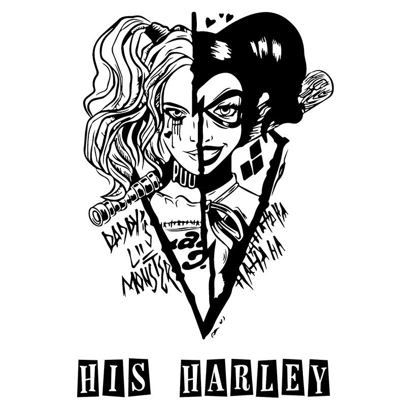 זוג קפוצונים Her Joker & His Harley – תמונה 3