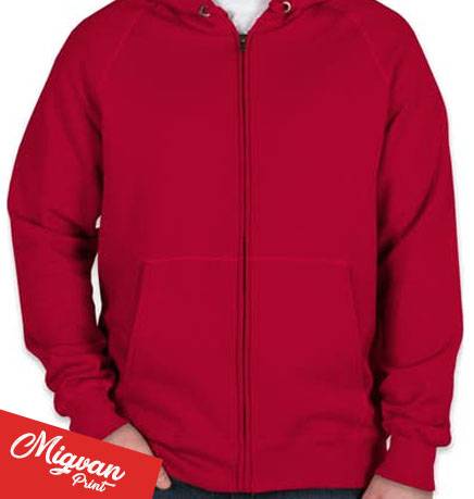 חולצה עם כובע ורוכסן