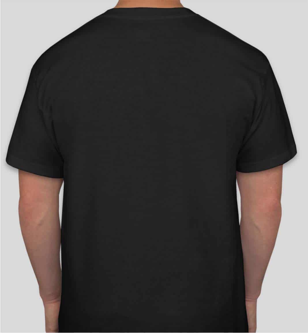 חולצה שחורה להדפסה