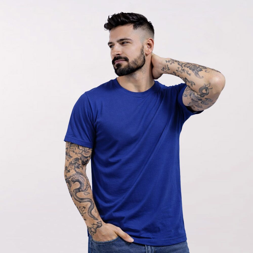 חולצת כותנה להדפסה בהתאמה אישית ועיצוב אונליין