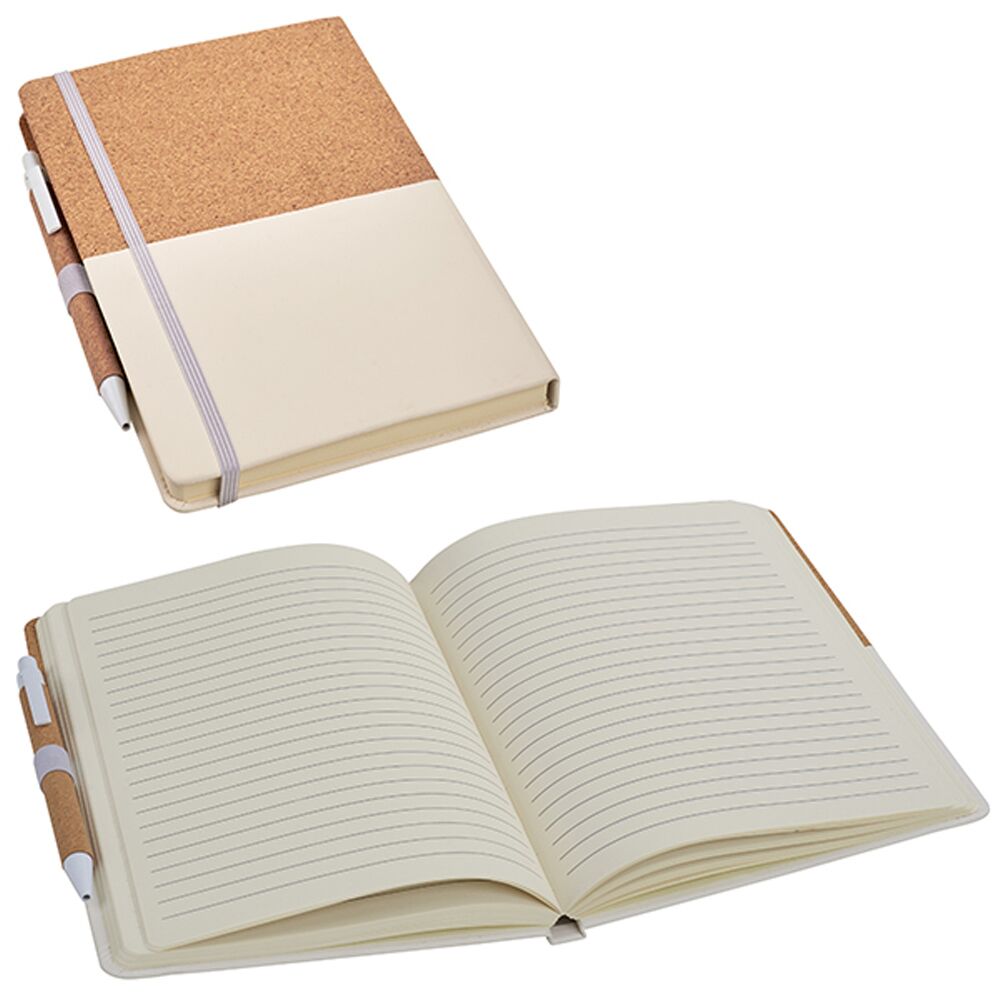 מחברת עסקים A5 עם 96 דף, כריכת PU / שעם – תמונה 3