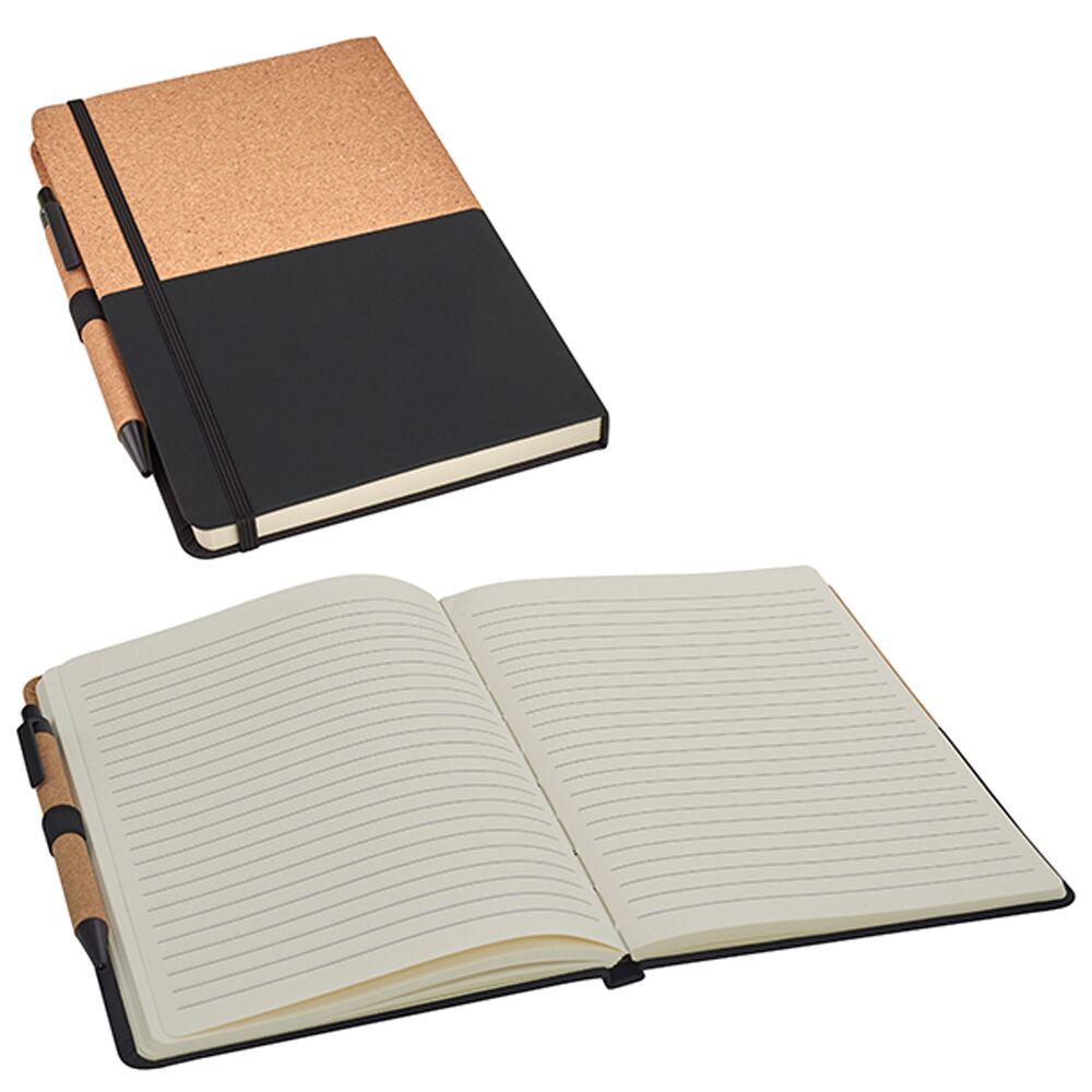 מחברת עסקים A5 עם 96 דף, כריכת PU / שעם – תמונה 2